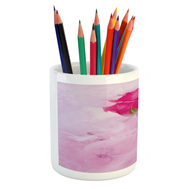 Floral Fine Art Pencil Pen Holder