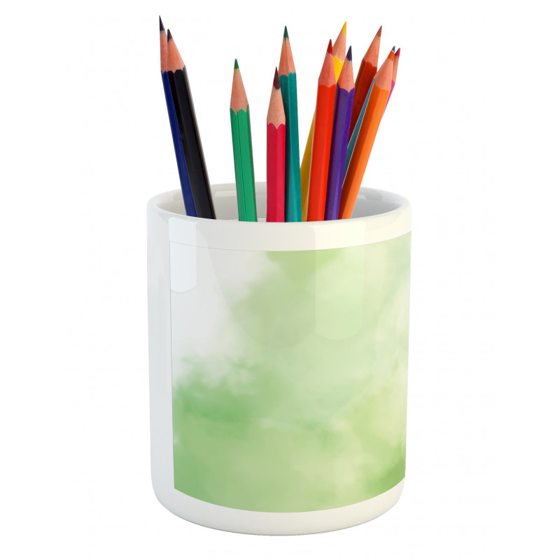 Greenish Smoke Pencil Pen Holder