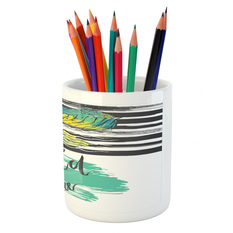 Wild and Free Art Pencil Pen Holder