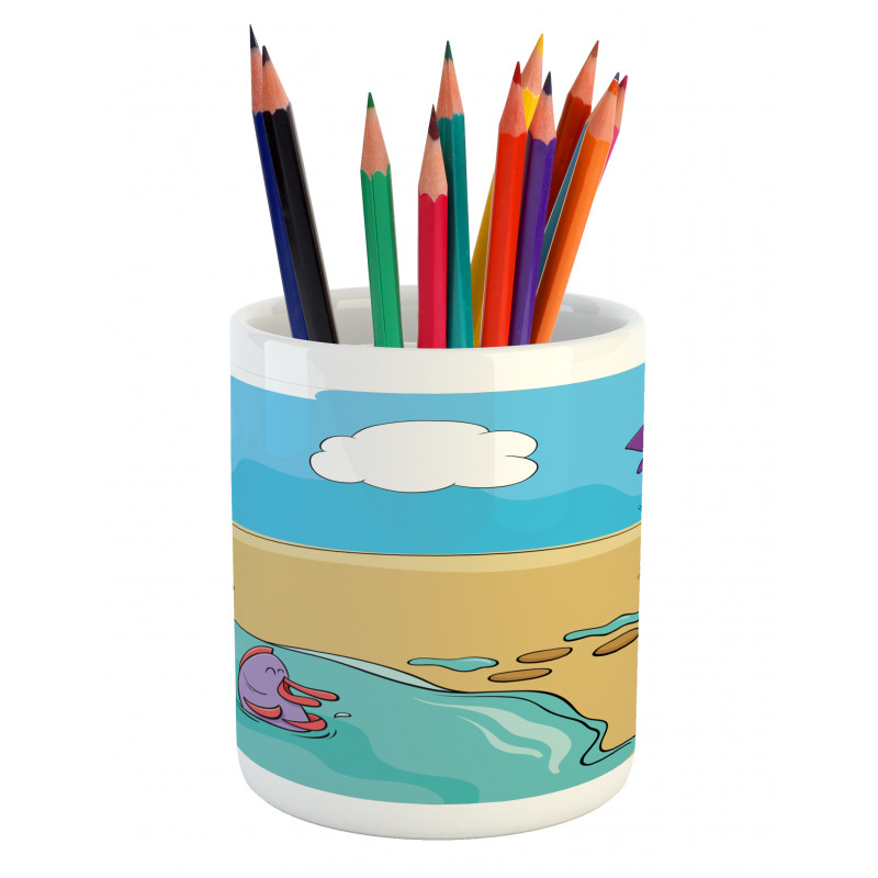 Funny Fish out of Water Pencil Pen Holder