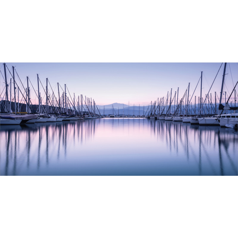 Yacht Harbor in Sunrise Pencil Pen Holder