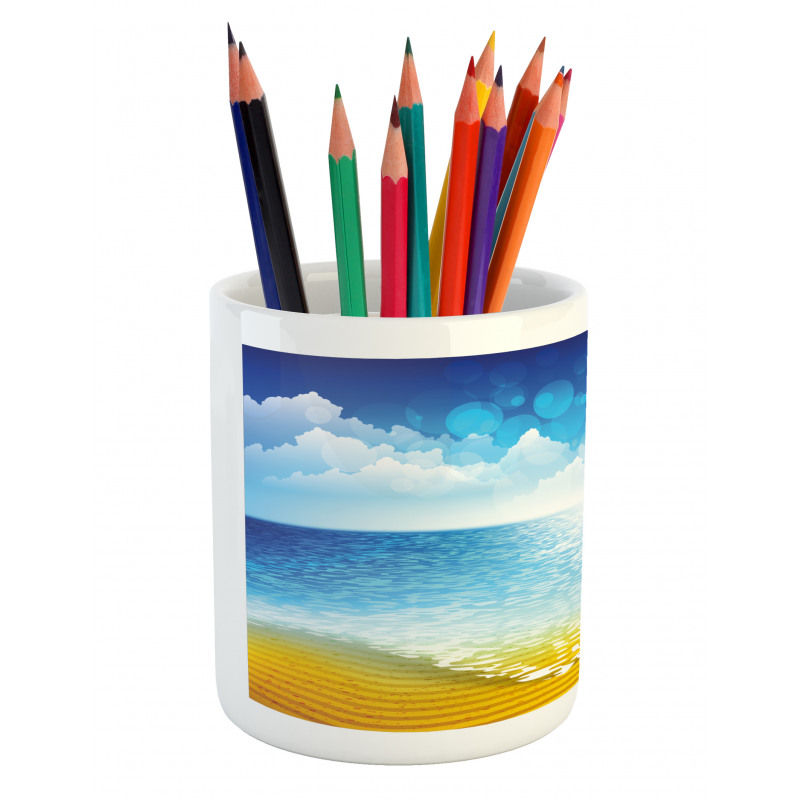 Sea Horizon Coast Pencil Pen Holder