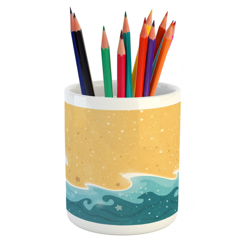 Grange Waves Stars Pencil Pen Holder