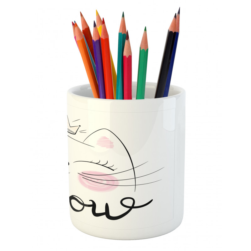 Charming Meow Princess Pencil Pen Holder