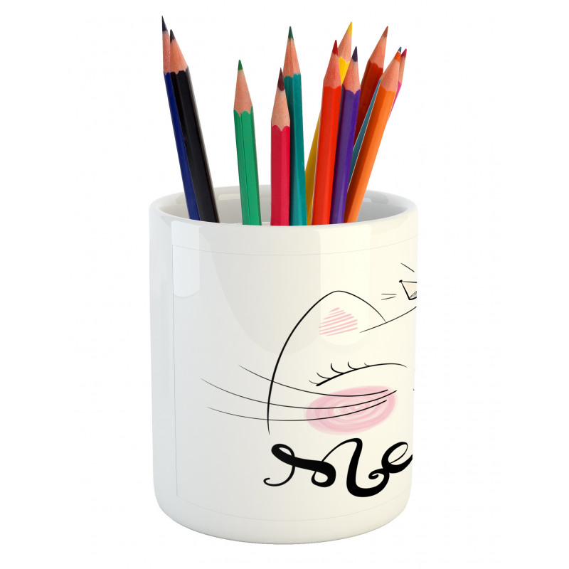 Charming Meow Princess Pencil Pen Holder