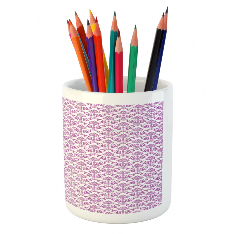 Floral Lavender Bloom Pencil Pen Holder