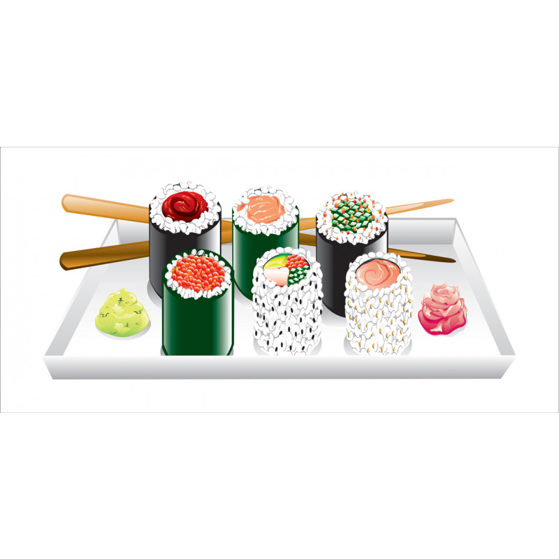 Various Flavored Sushi Plate Pencil Pen Holder