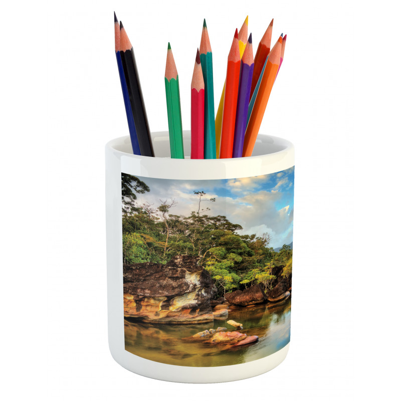 View of Jungle River Pencil Pen Holder