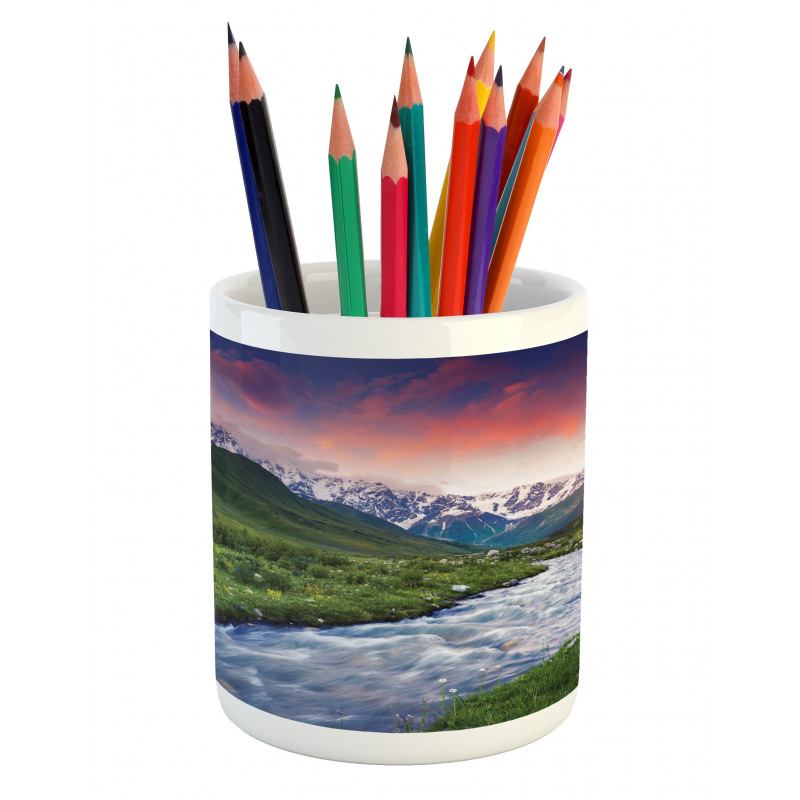 Georgia Caucasus Hills Pencil Pen Holder