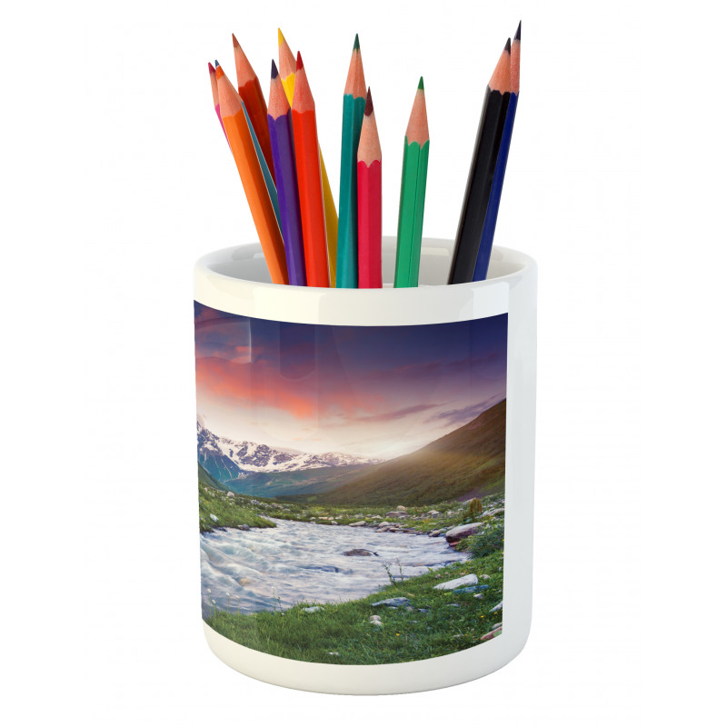 Georgia Caucasus Hills Pencil Pen Holder