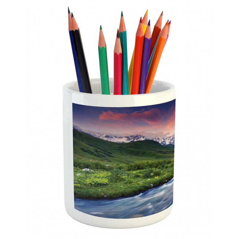 Georgia Caucasus Hills Pencil Pen Holder