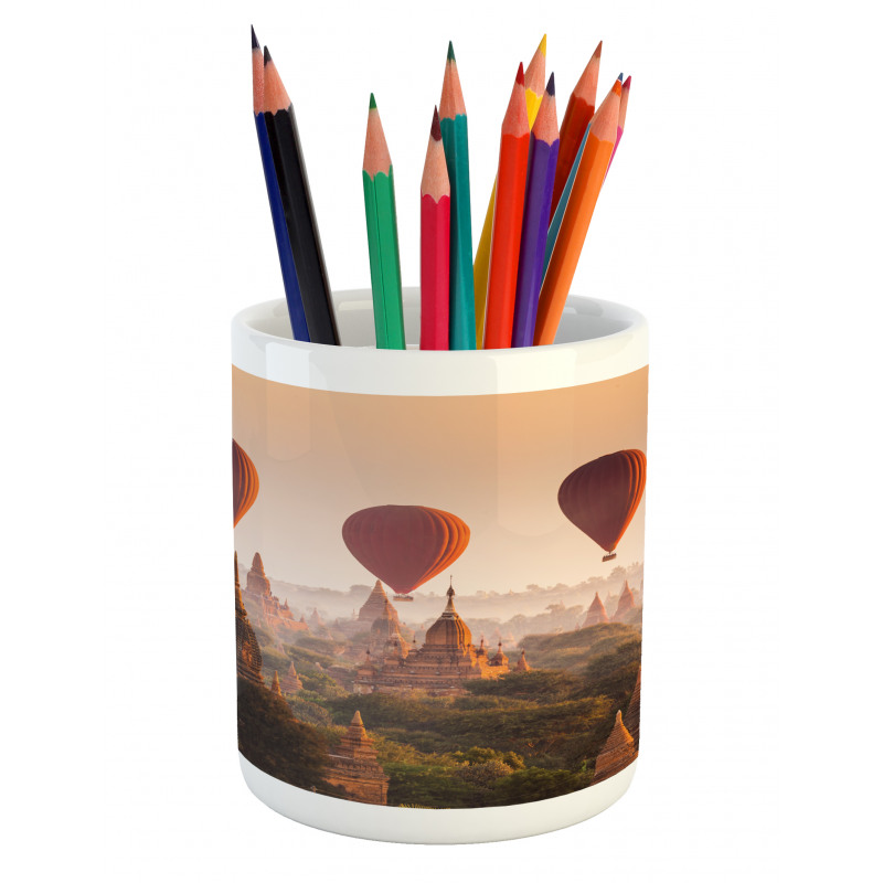 Hot Air Balloon Myanmar Pencil Pen Holder