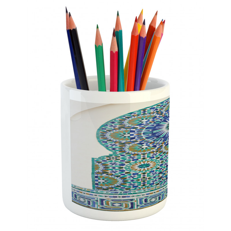 Eastern Ceramic Tile Pencil Pen Holder