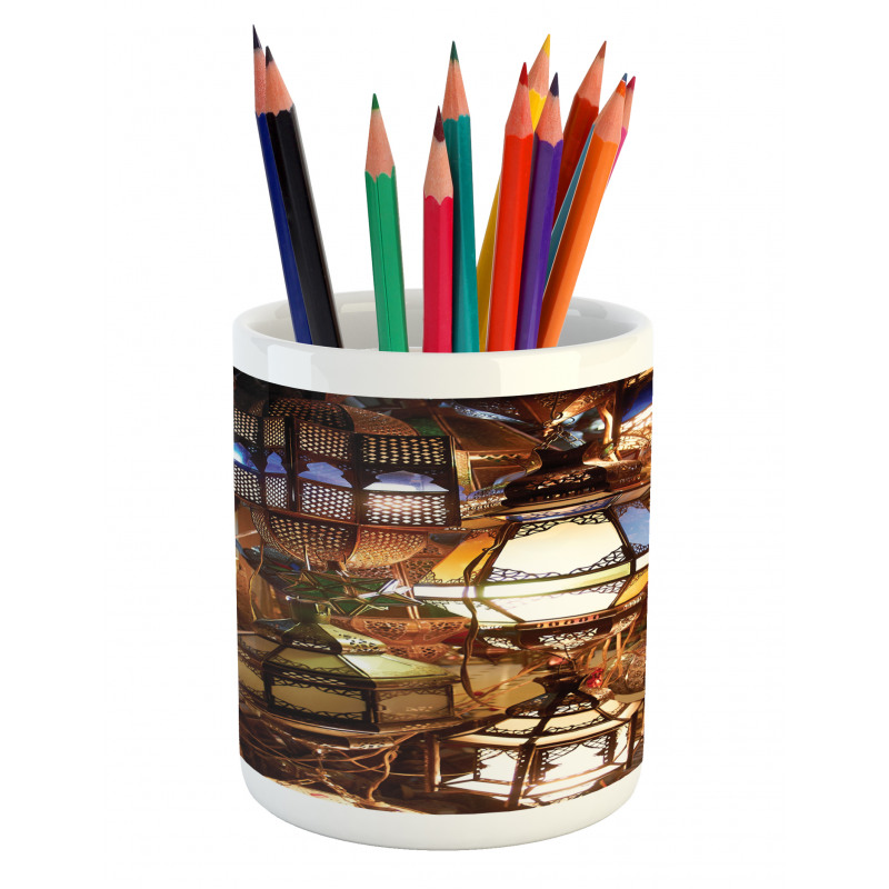 Evening Lantern Pencil Pen Holder