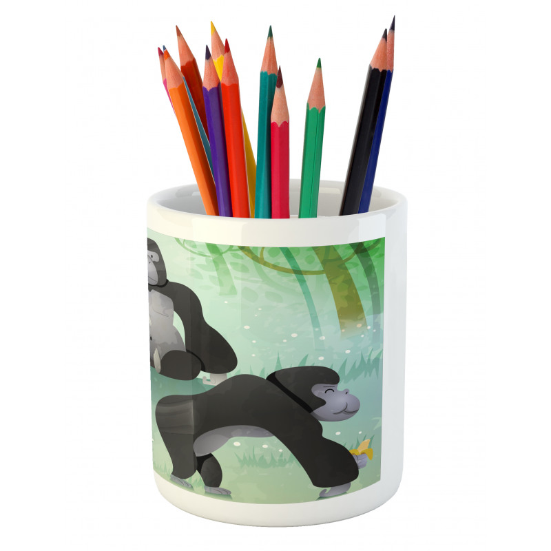 Chunky Woodland Creatures Pencil Pen Holder