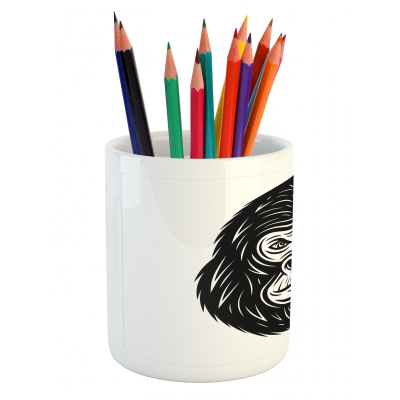 Wild Animal Monotone Style Pencil Pen Holder