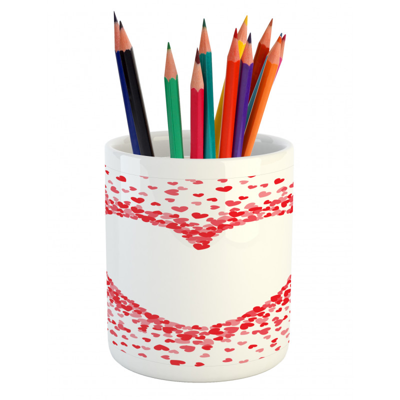 Tiny Hearts Pencil Pen Holder