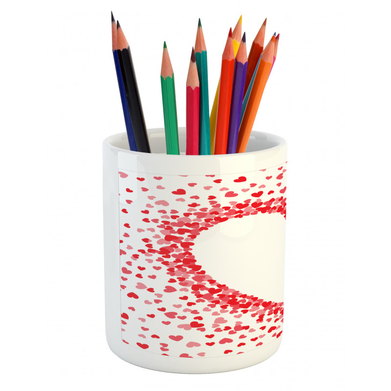 Tiny Hearts Pencil Pen Holder