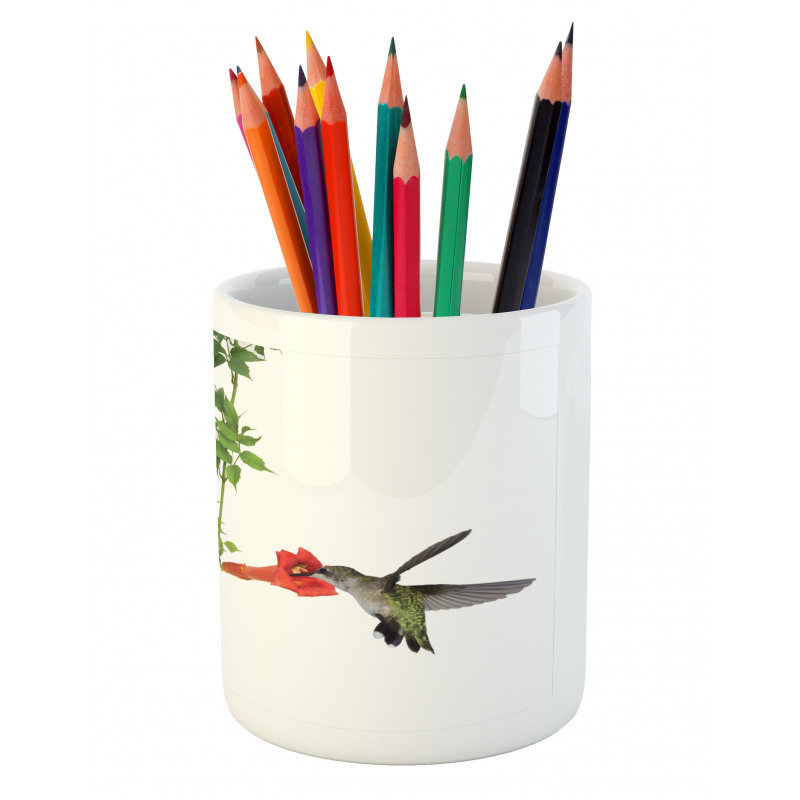 Hummingbird Nectar Sip Pencil Pen Holder