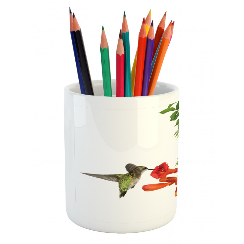 Hummingbird Nectar Sip Pencil Pen Holder