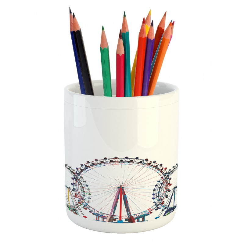 Festival Fair Rides Pencil Pen Holder