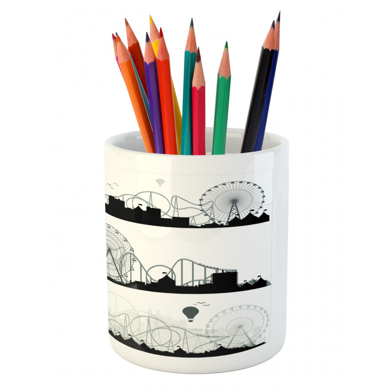 Modern Funfair View Pencil Pen Holder