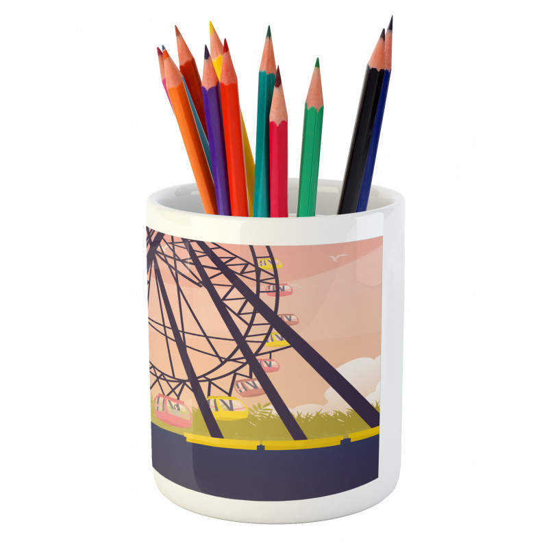 Cartoonish Fun Ride Pencil Pen Holder