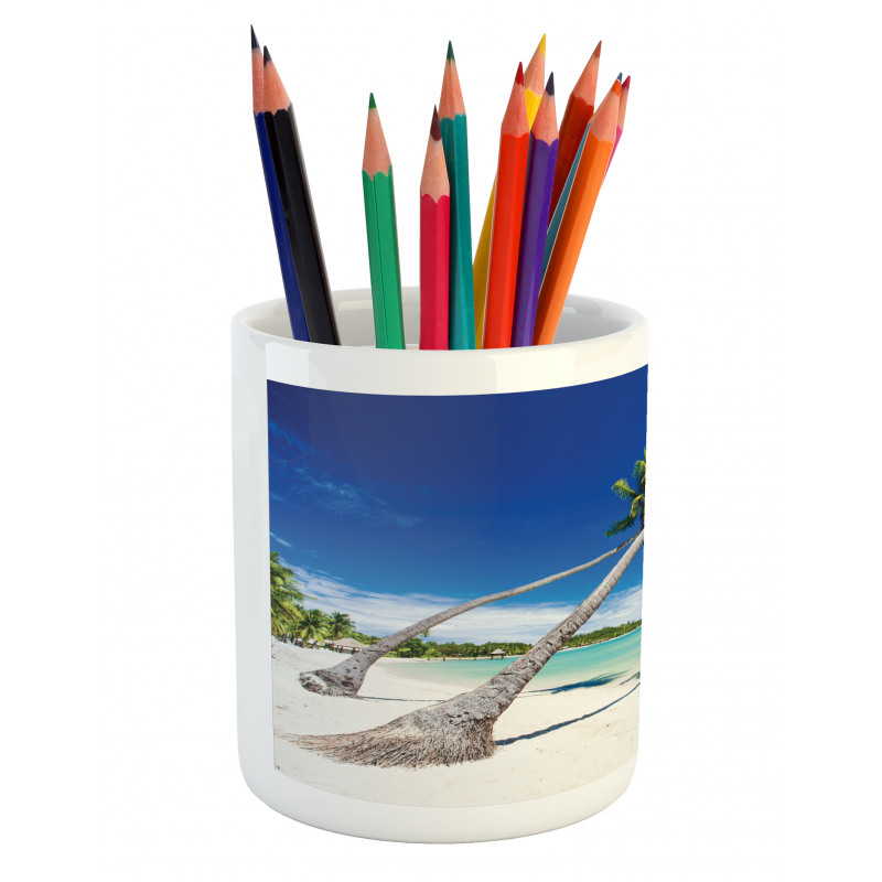 Trees Hanging Above a Lagoon Pencil Pen Holder