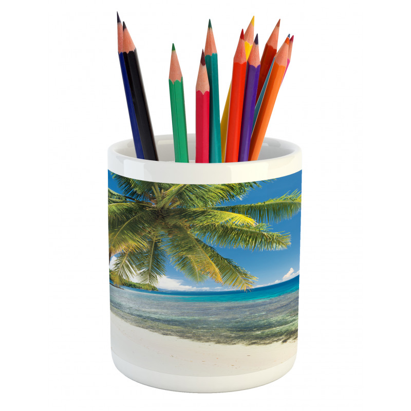 Island Paradise for Travelers Pencil Pen Holder