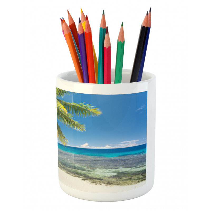 Island Paradise for Travelers Pencil Pen Holder