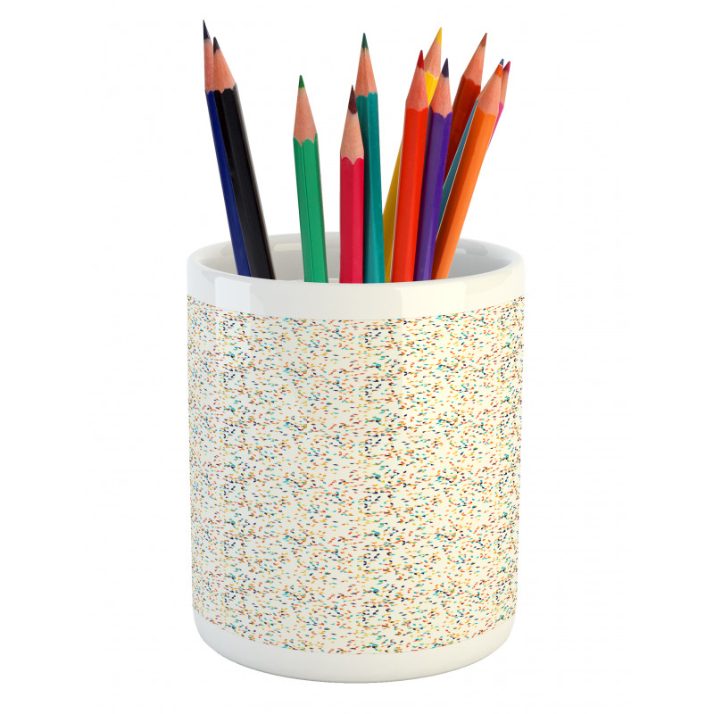 Modernistic Colorful Art Pencil Pen Holder