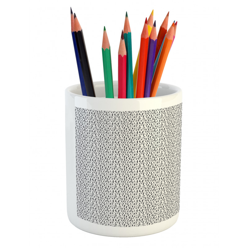 Hand Written and Cursive Pencil Pen Holder