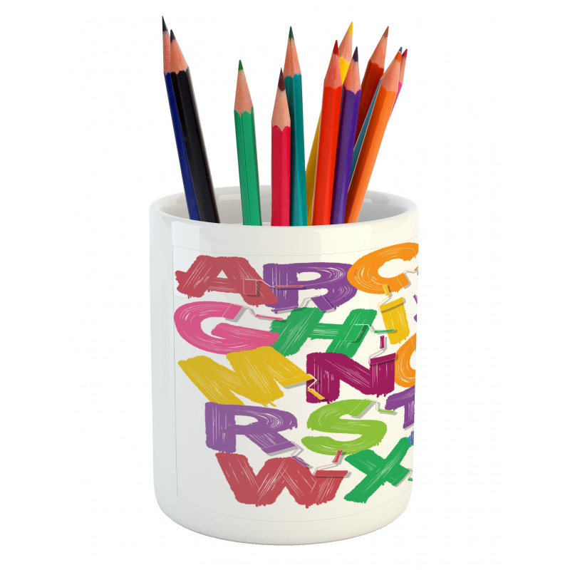 Gouache Brush Letters Pencil Pen Holder