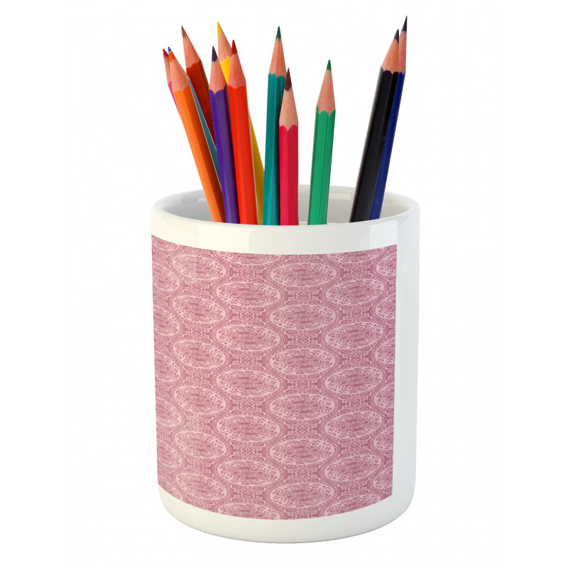 Mystic Flowers and Circles Pencil Pen Holder