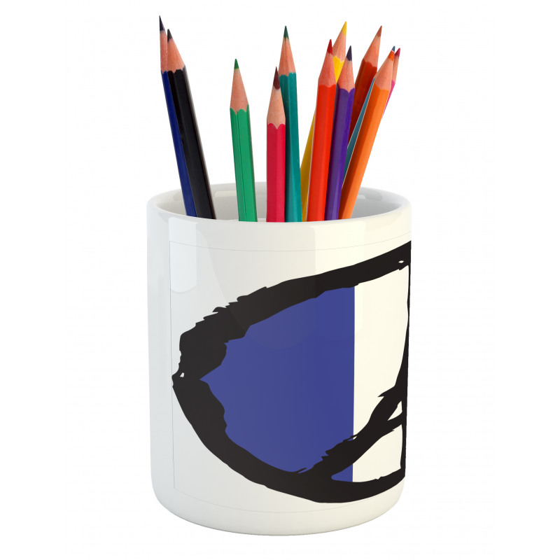 Bold Round Pencil Pen Holder