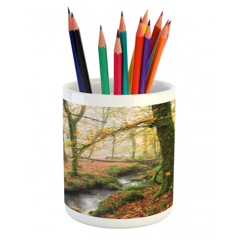 Misty Woods Cornwall Pencil Pen Holder