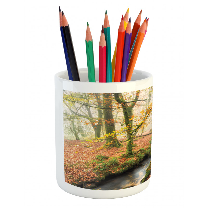 Misty Woods Cornwall Pencil Pen Holder