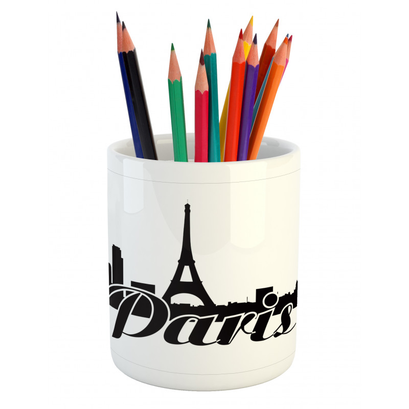 Paris and Cityscape Pencil Pen Holder