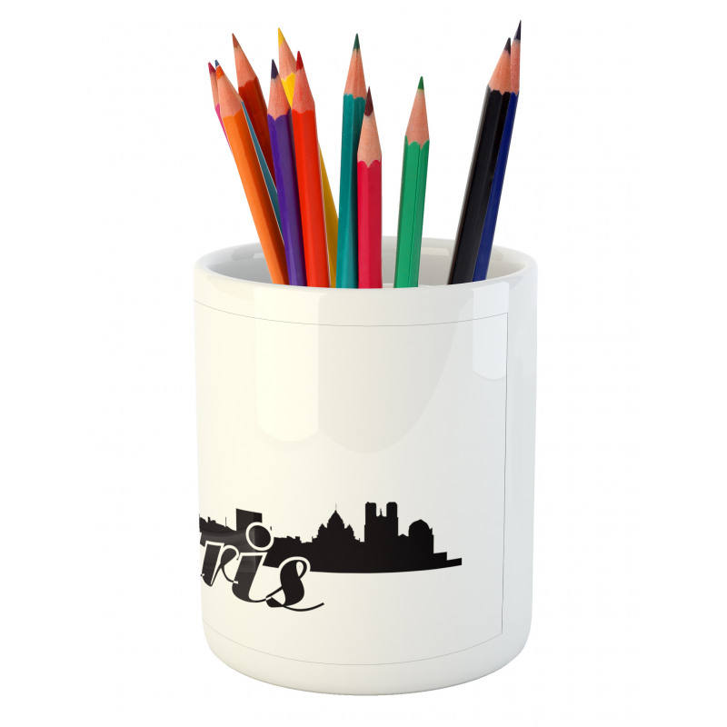 Paris and Cityscape Pencil Pen Holder