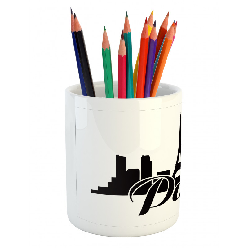 Paris and Cityscape Pencil Pen Holder