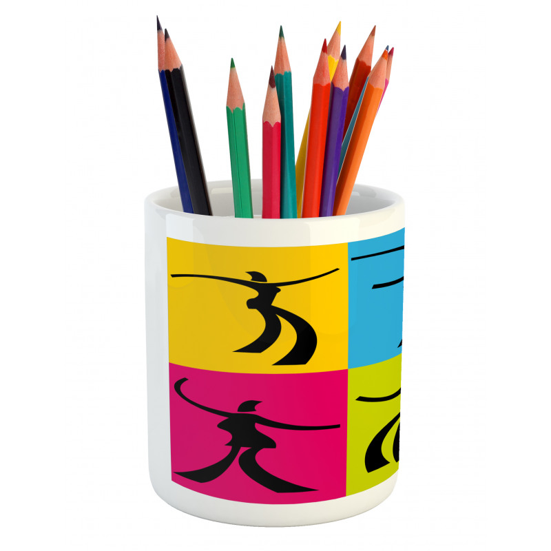 Dancers Colors Pencil Pen Holder