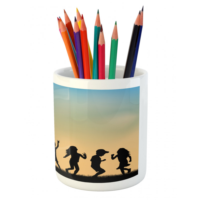 Children Dance Shade Art Pencil Pen Holder