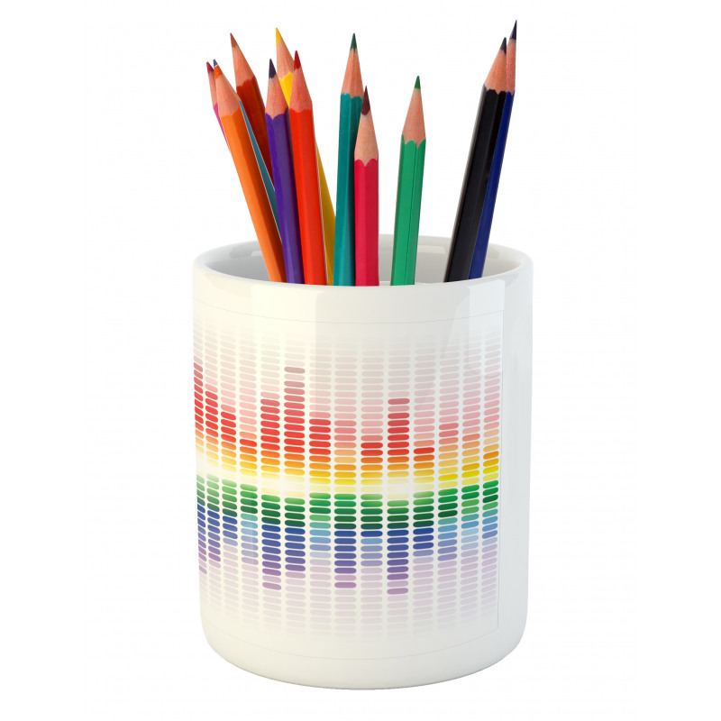 Vibrant Colors Club Disco Pencil Pen Holder