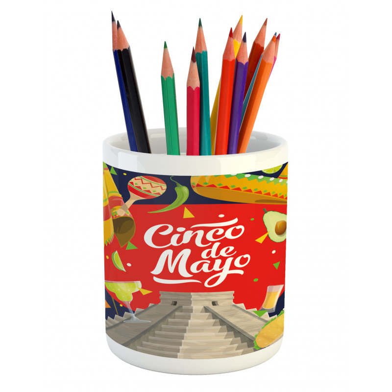 Mexico Celebration Pencil Pen Holder