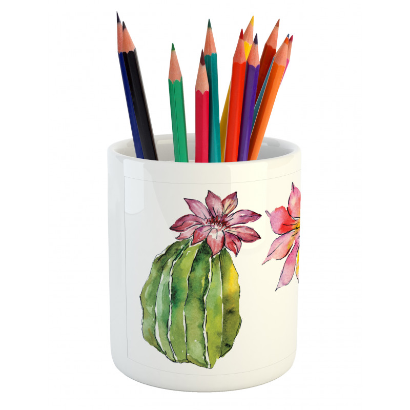 Succulents Pencil Pen Holder