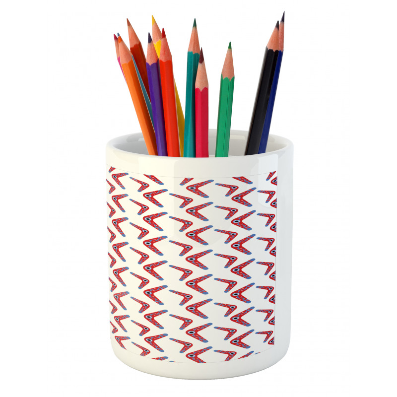 Boomerang Motif Pencil Pen Holder