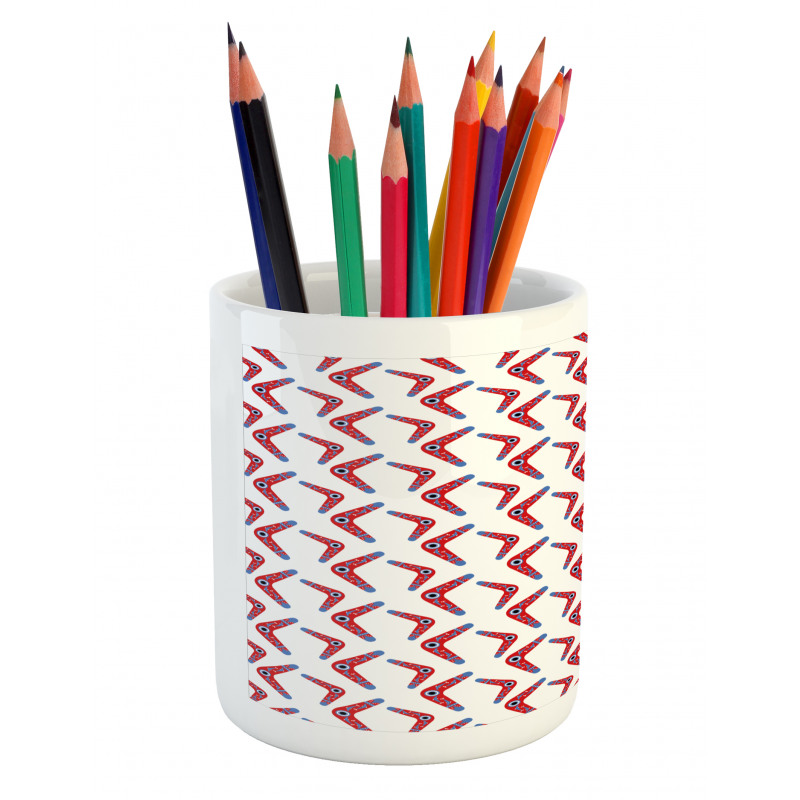 Boomerang Motif Pencil Pen Holder