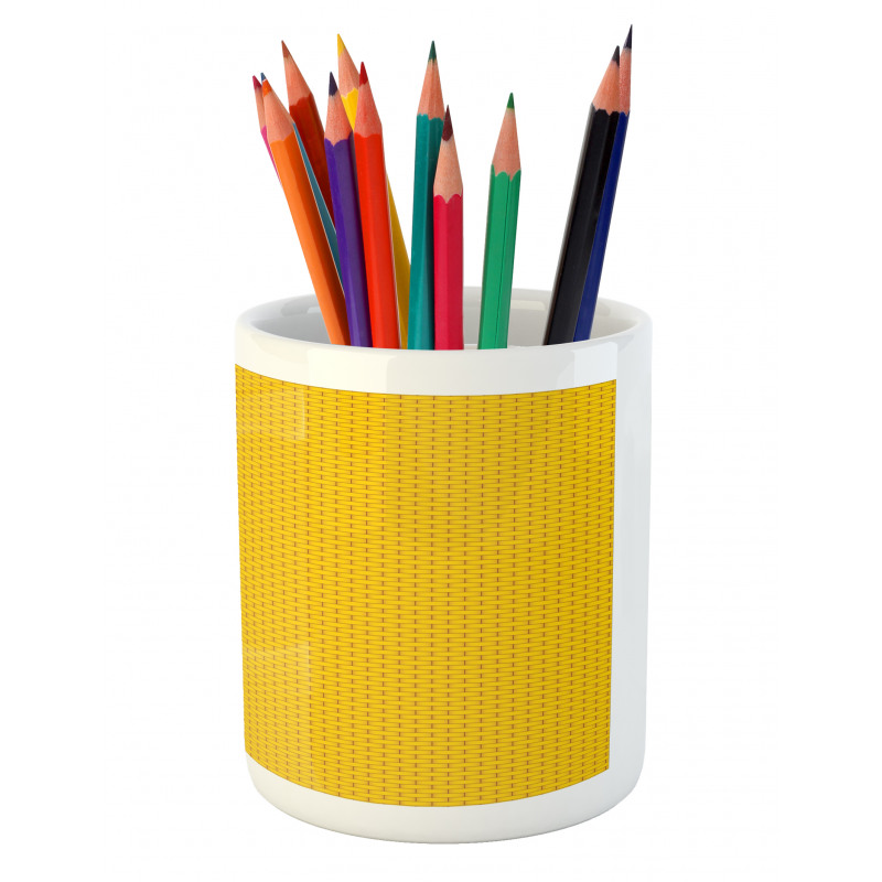 Classic Symmetric Rectangles Pencil Pen Holder