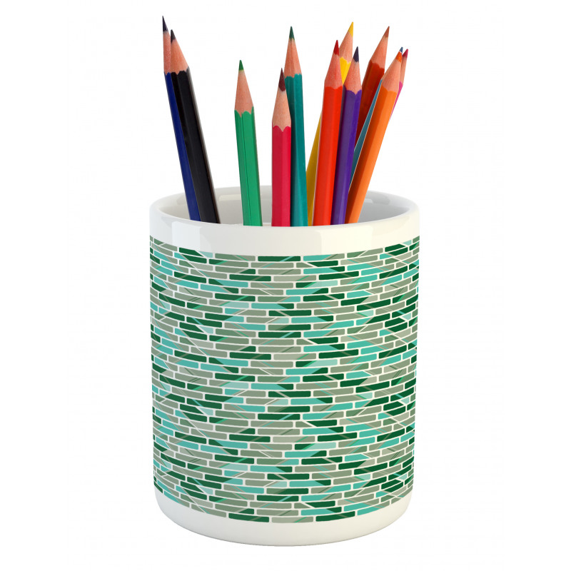 Creative Image with Blocks Pencil Pen Holder