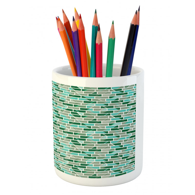 Creative Image with Blocks Pencil Pen Holder